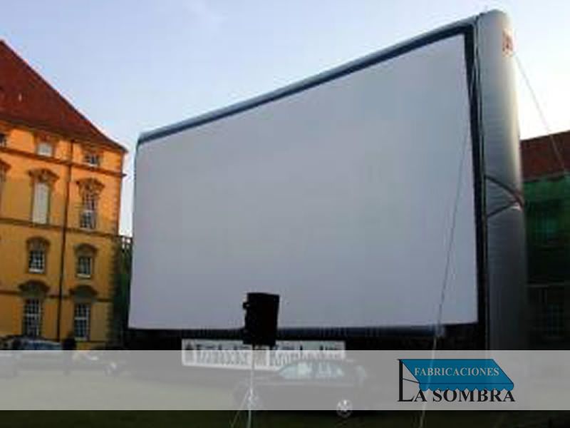 Pantalla de cine inflable